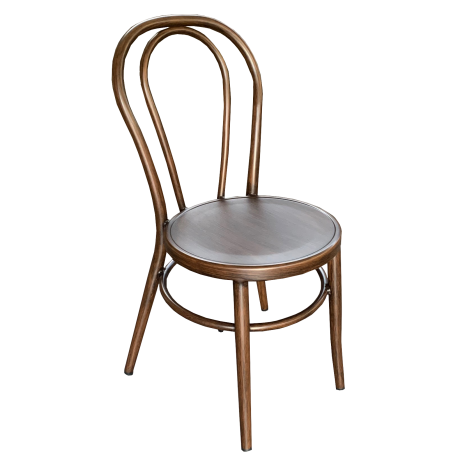 Timber Look Aluminium Bentwood Chair